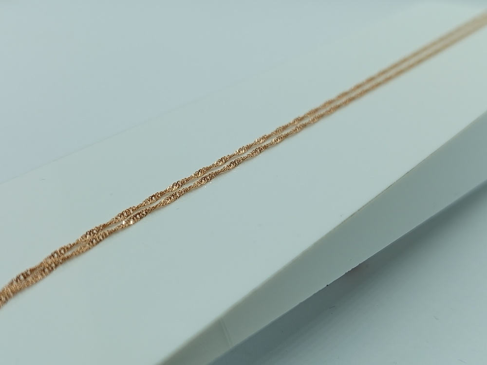 ЦЛСИ585 ЦЕПЬ ПОЛНОВЕСНАЯ Сингапур (Au 585)