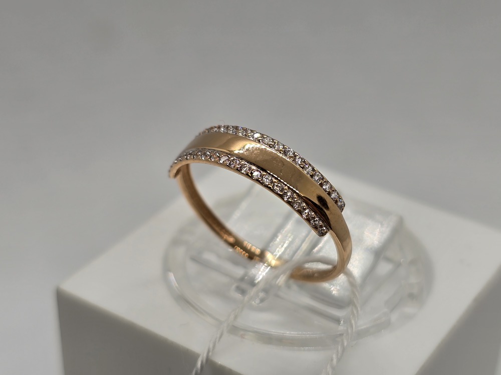 КОЛКМИ585 КОЛЬЦО С КАМНЯМИ (Au 585)