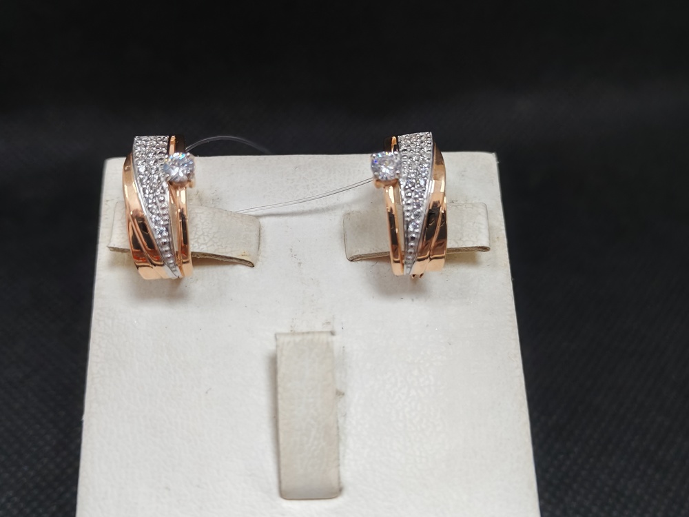 СЕРЬГИ С КАМНЯМИ (Au 585)