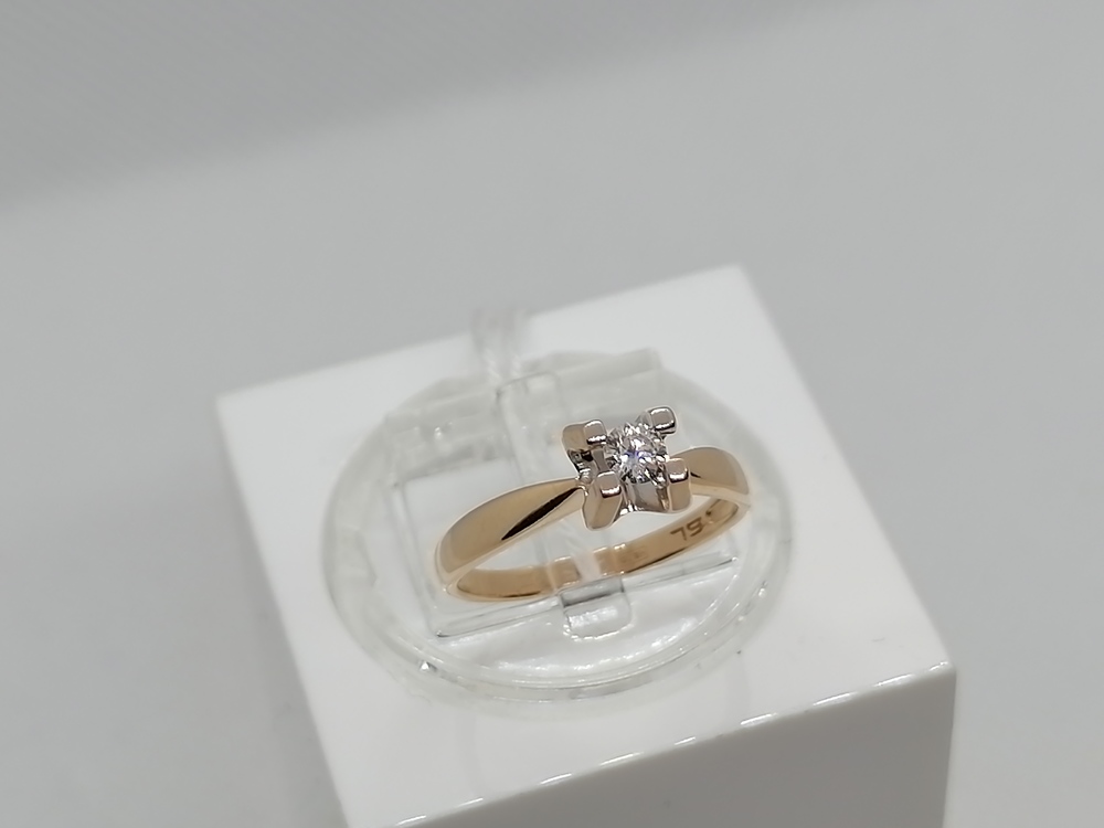 КОЛЬЦО БРИЛЛИАНТ Au 585