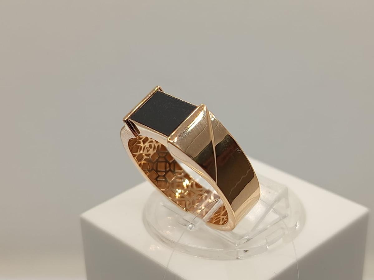 КОЛЬЦО ПЕЧАТКА с камнем (Au 585)