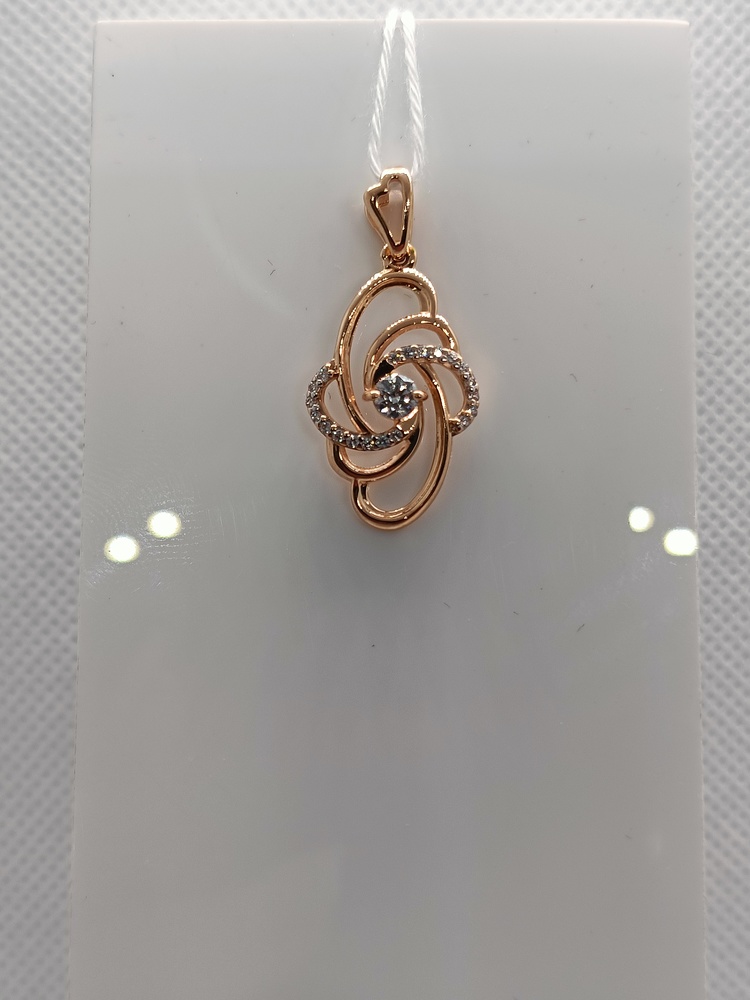 ПОДВЕСКА С КАМНЯМИ (Au 585)