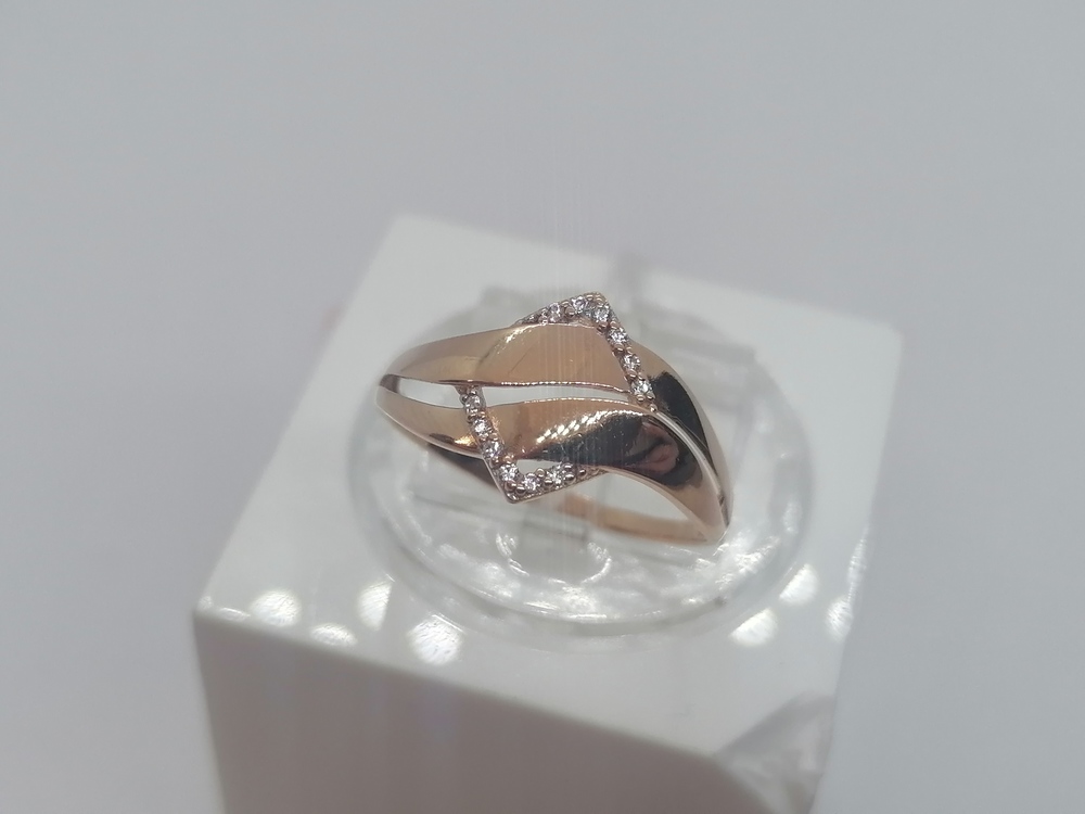 КОЛКМИ585 КОЛЬЦО С КАМНЯМИ (Au 585)