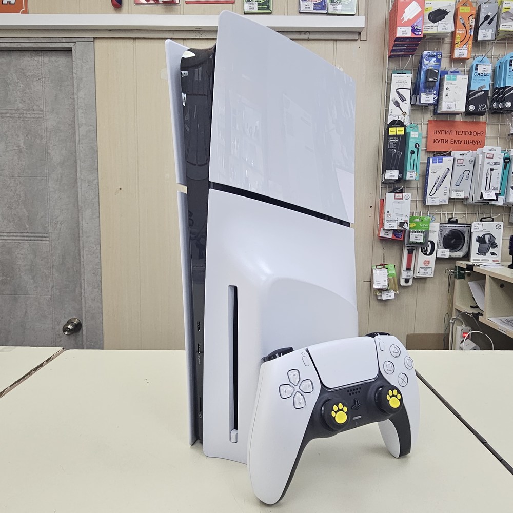 Игровая приставка PlayStation 5 Slim 1TB (С дисководом) Игровая приставка PlayStation 5 Slim 1TB (С дисководом)
