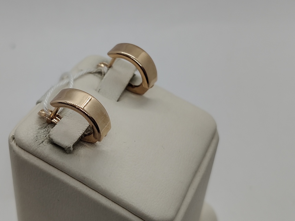 СЕРЬГИ БЕЗ КАМНЯ (Au 585)