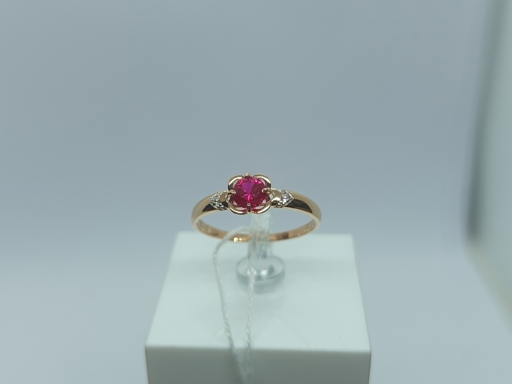 КОЛКМИ585 КОЛЬЦО С КАМНЯМИ (Au 585)