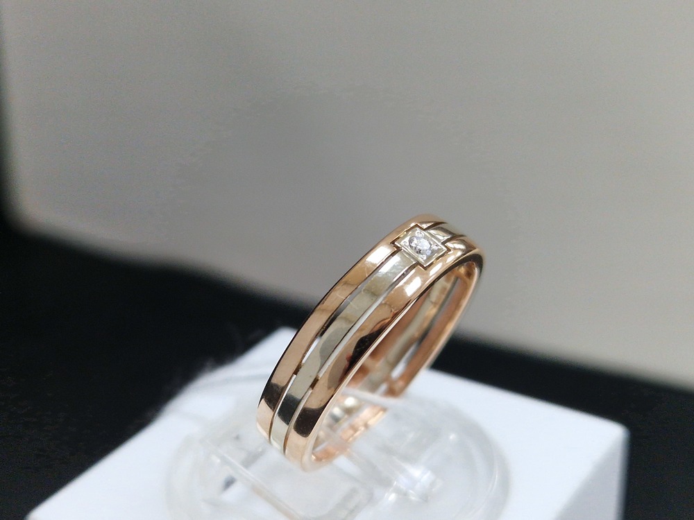 КОЛЬЦО БРИЛЛИАНТ Au 585