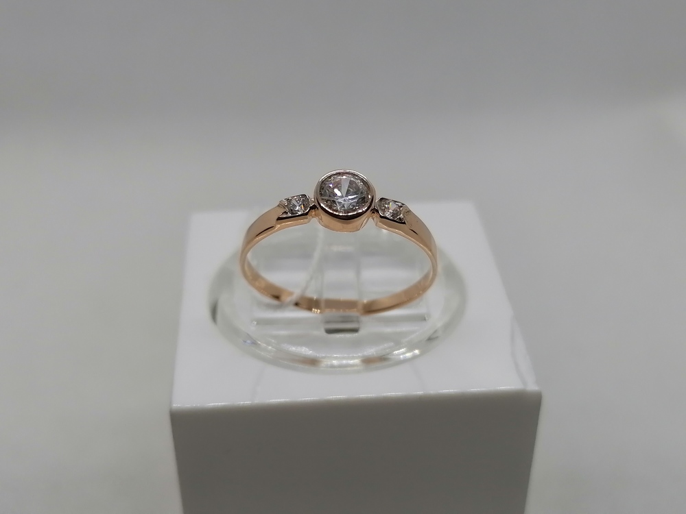 КОЛКМИ585 КОЛЬЦО С КАМНЯМИ (Au 585)