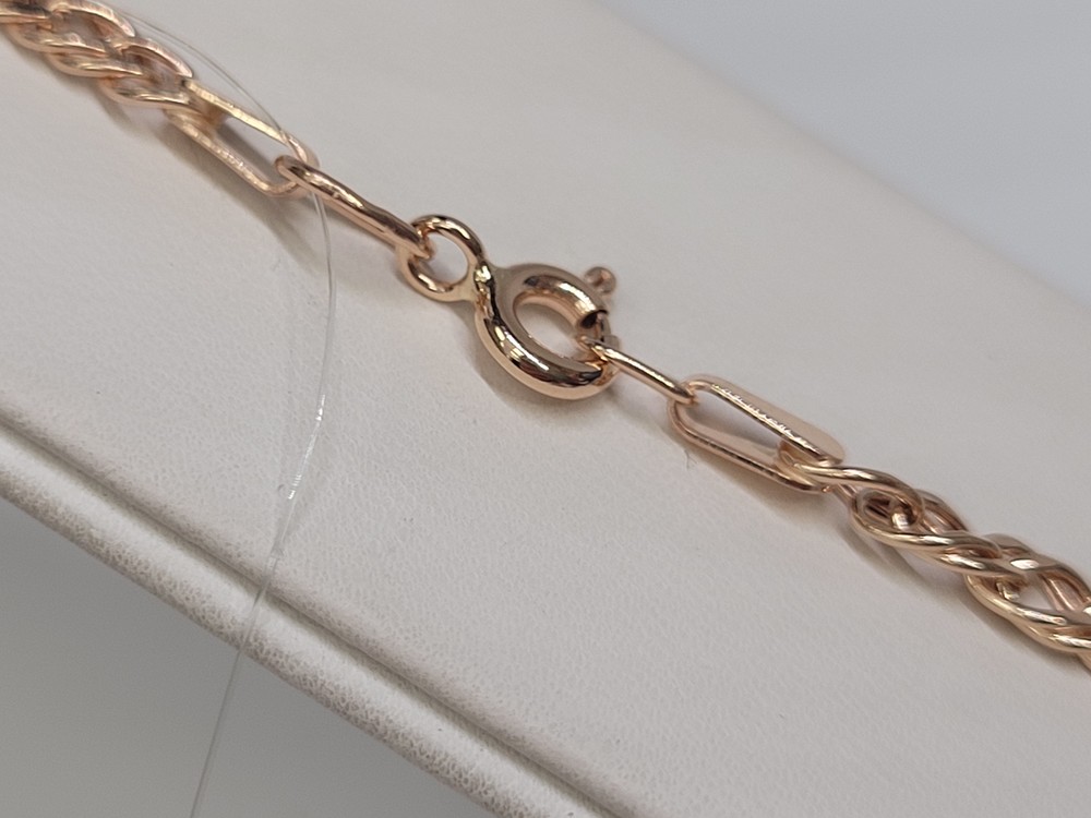 ЦЕПЬ ПУСТОТЕЛАЯ Ромб двойной (Au 585)