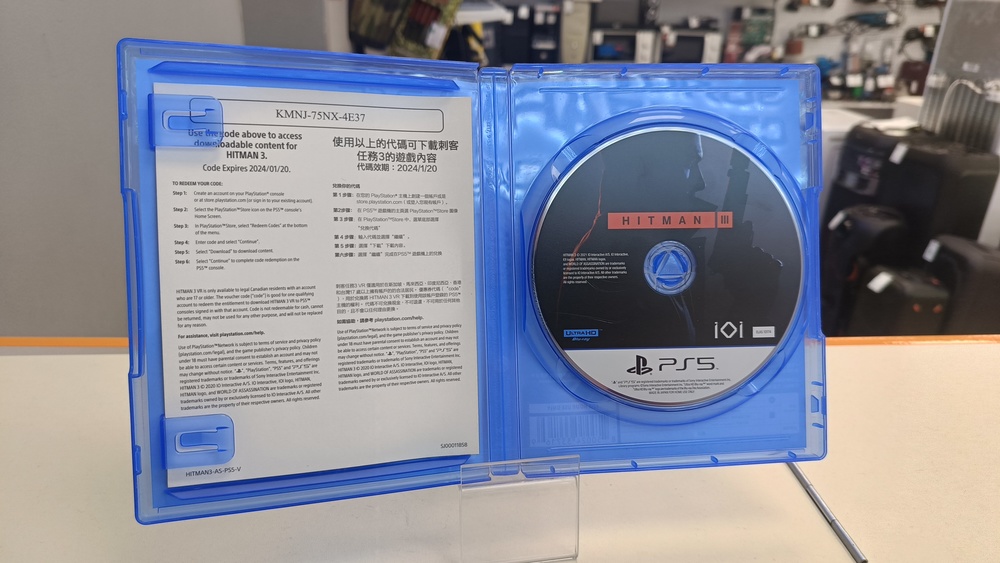 Игра  Playstation 5 HitMan 3