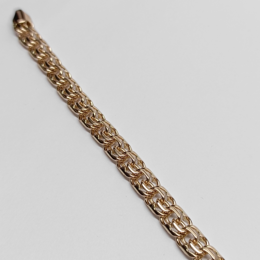 БЛБ585 БРАСЛЕТ ПОЛНОВЕСНЫЙ Бисмарк (Au 585)