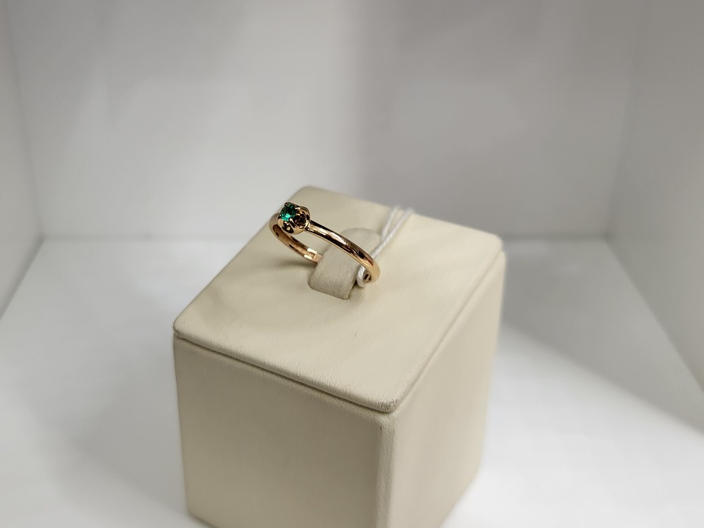 КОЛКМ585 КОЛЬЦО С КАМНЕМ (Au 585)