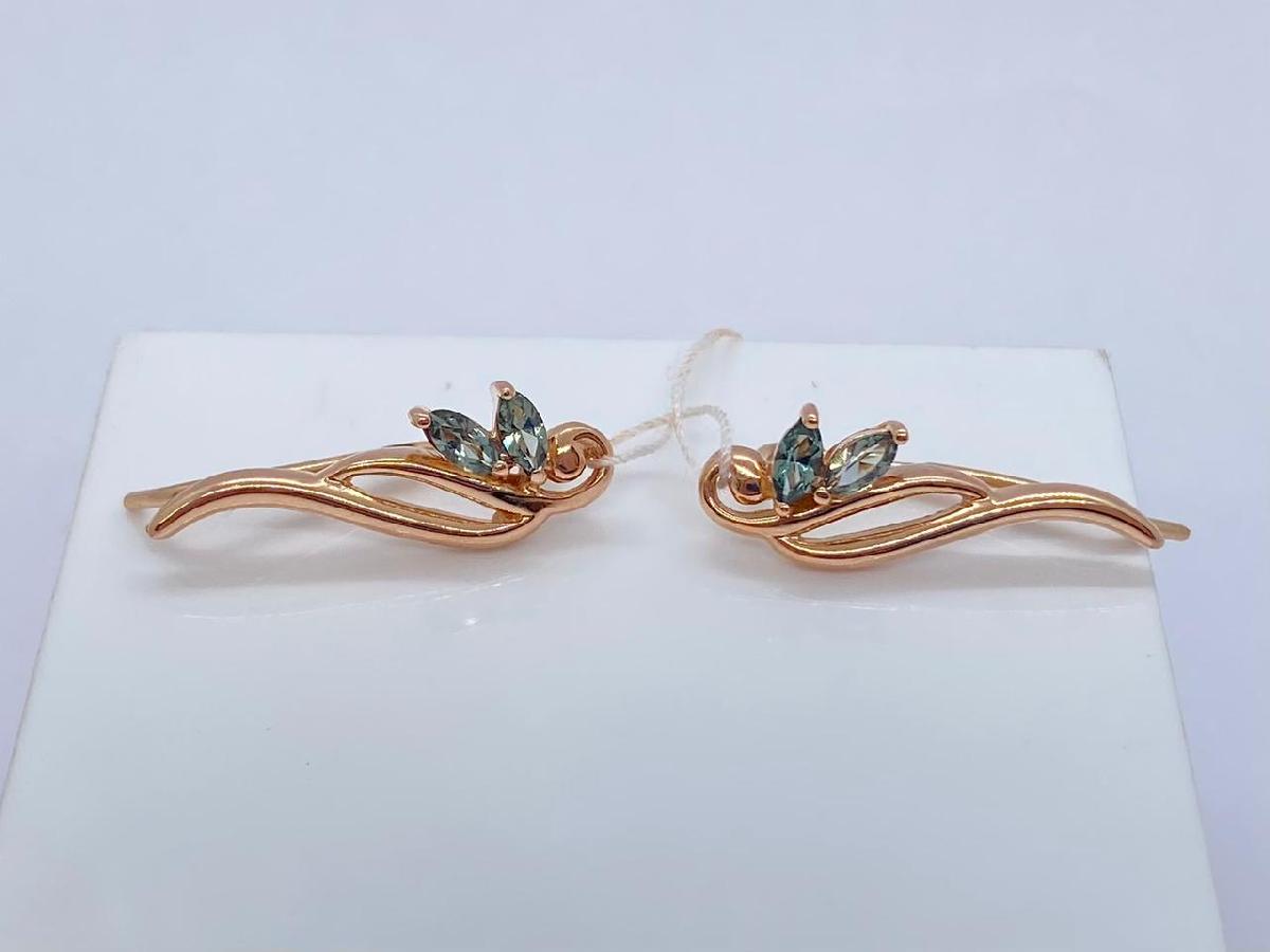 СЕРЬГИ С КАМНЯМИ (Au 585)