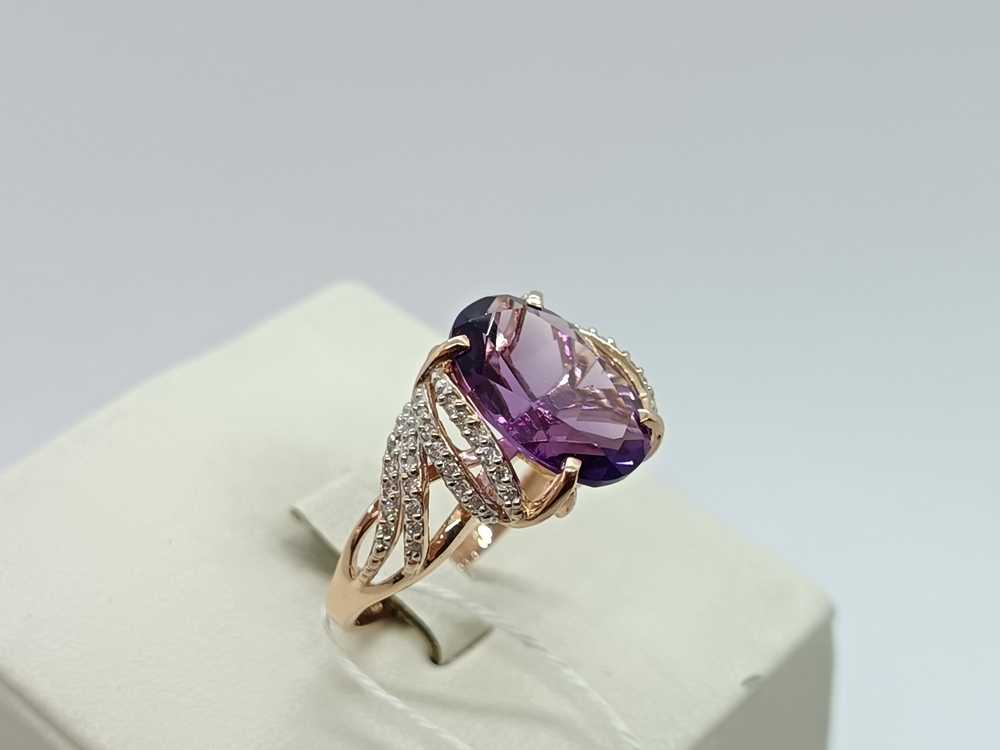 КОЛКМИ585 КОЛЬЦО С КАМНЯМИ (Au 585)