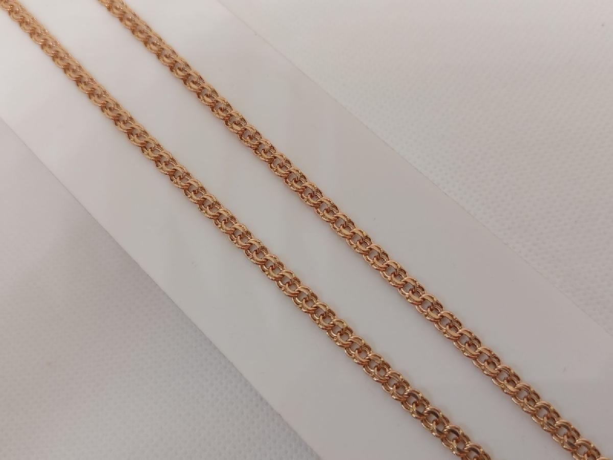 ЦПБС585 ЦЕПЬ ПУСТОТЕЛАЯ Бисмарк (Au 585)