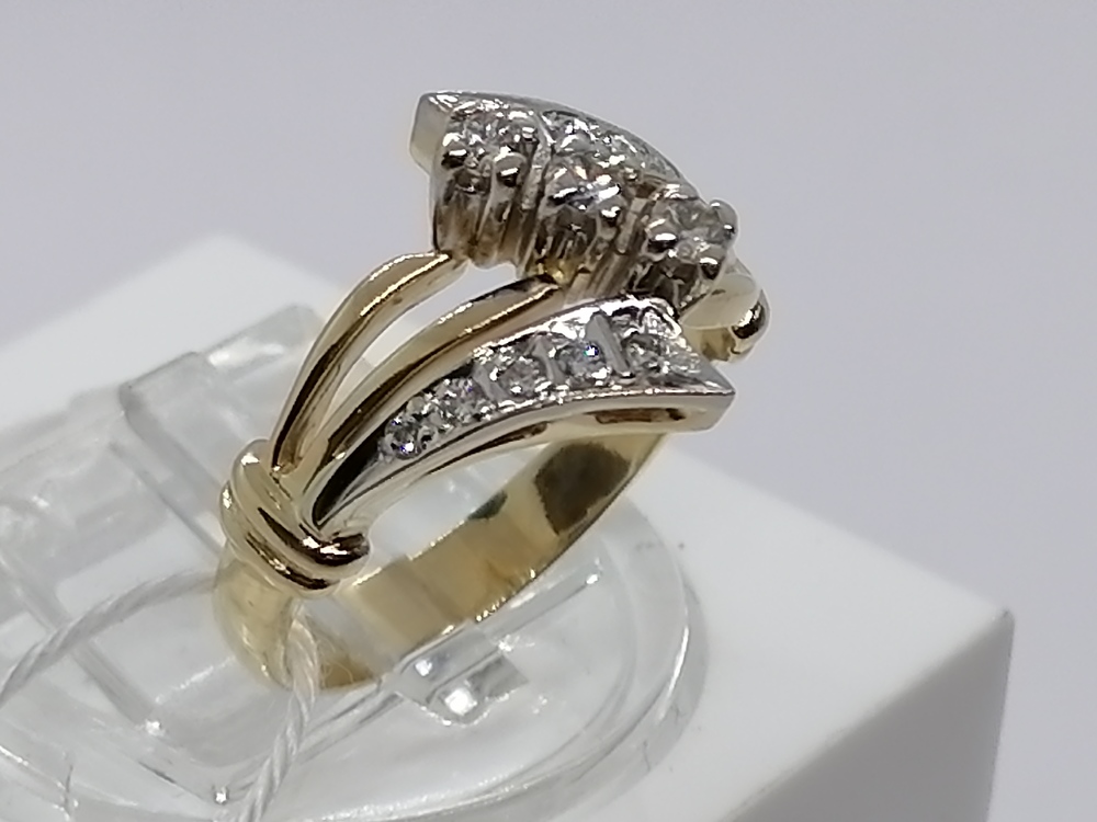 КОЛЬЦО БРИЛЛИАНТ Au 585