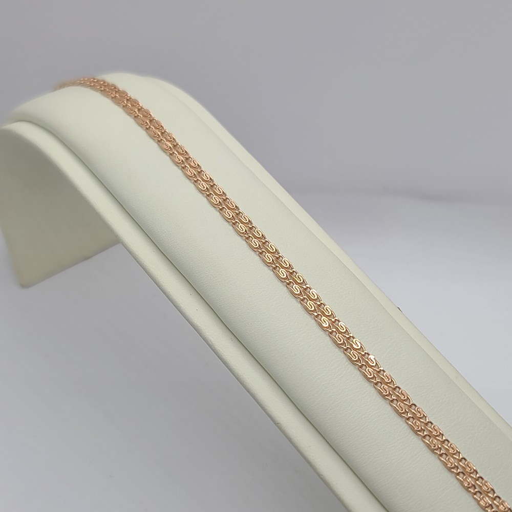 ЦЕПЬ ПУСТОТЕЛАЯ Улитка (Au 585)