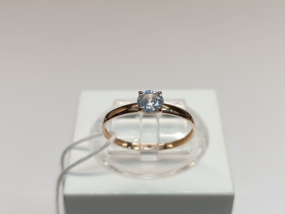 КОЛКМ585 КОЛЬЦО С КАМНЕМ (Au 585)