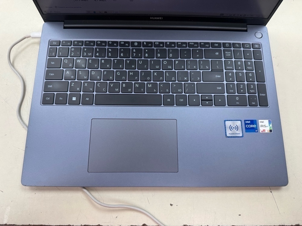 Ноутбук Huawei MCLG-X; I7-11370H, Intel iris XE Graphics, 16 Гб, 1 Tb, Нет