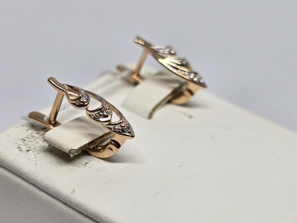 СЕРЬГИ С КАМНЯМИ (Au 585)