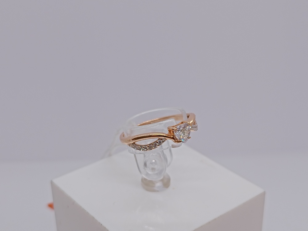 КОЛКМИ585 КОЛЬЦО С КАМНЯМИ (Au 585)