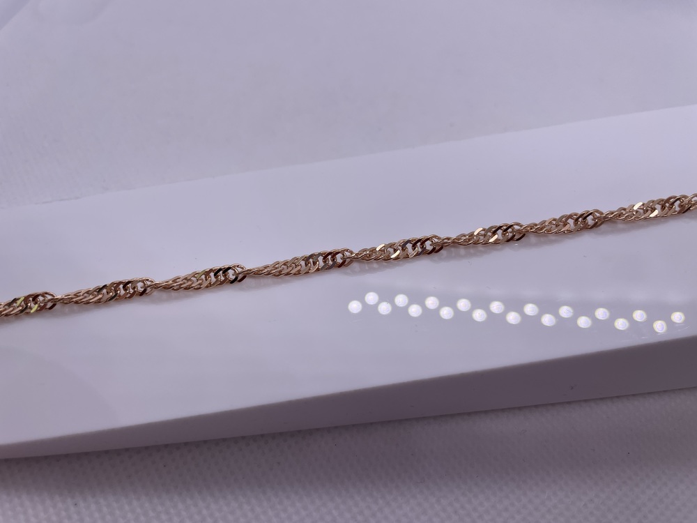 БРАСЛЕТ ПОЛНОВЕСНЫЙ Сингапур Au 585