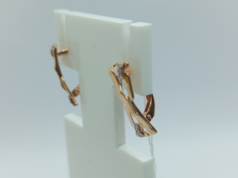 СЕРЬГИ С КАМНЯМИ (Au 585)