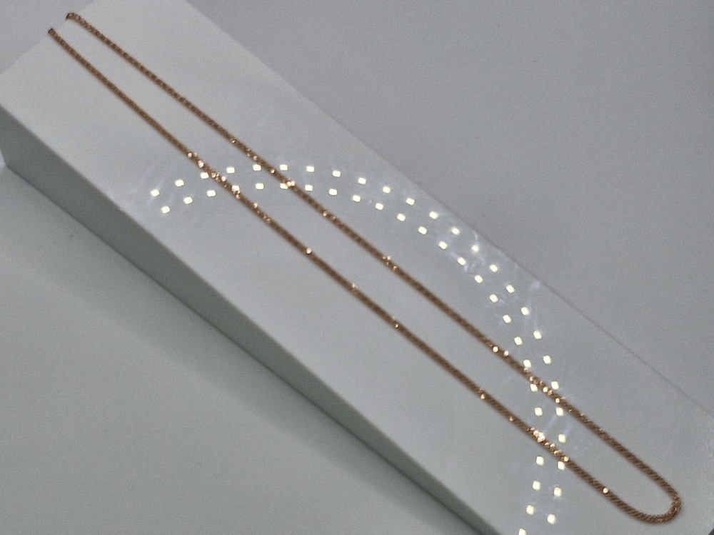 ЦЕПЬ ПОЛНОВЕСНАЯ Ромб двойной (Au 585)