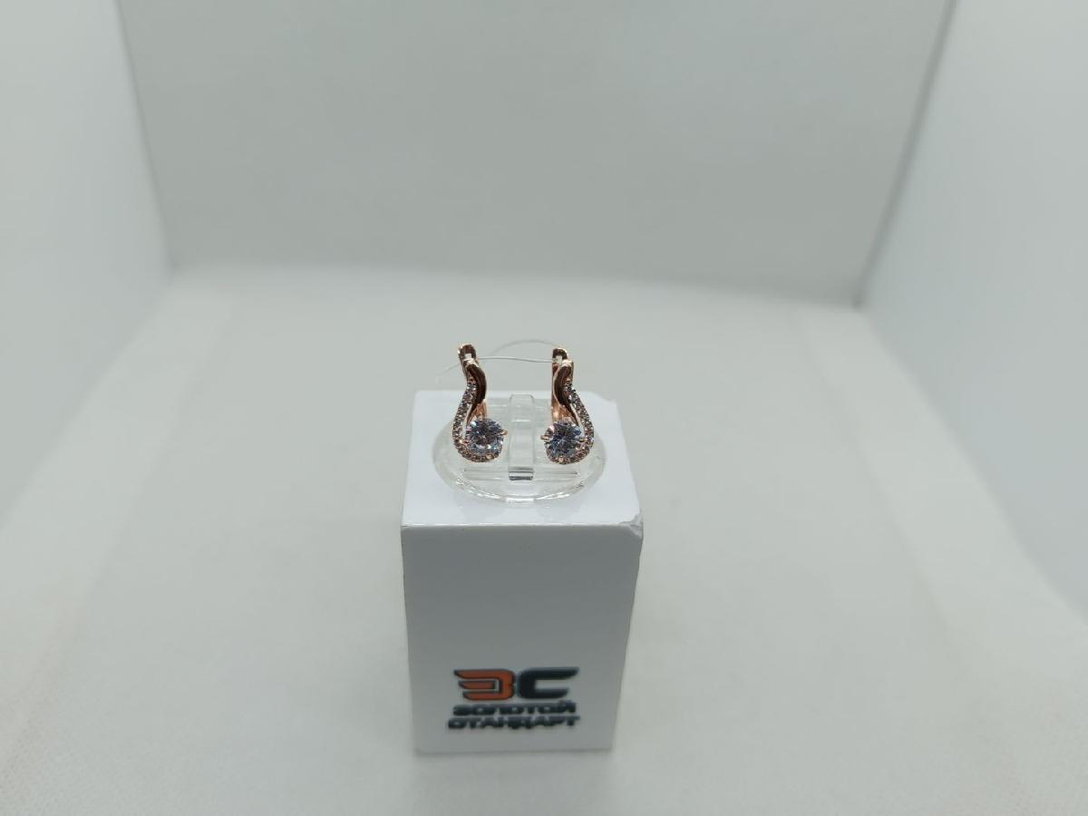 СЕРЬГИ С КАМНЯМИ (Au 585)