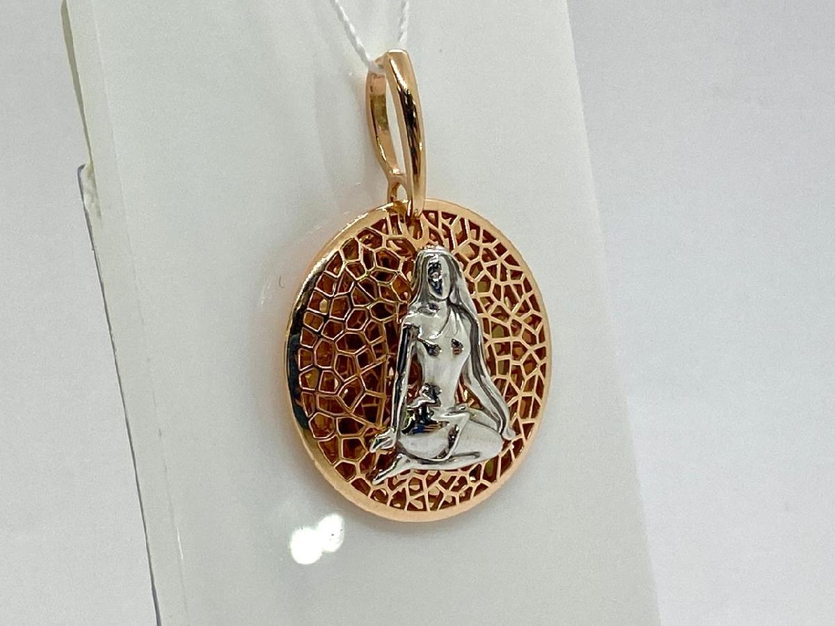 ПОДВЕСКА ЗНАК ЗОДИАКА ДЕВА (Au 585)