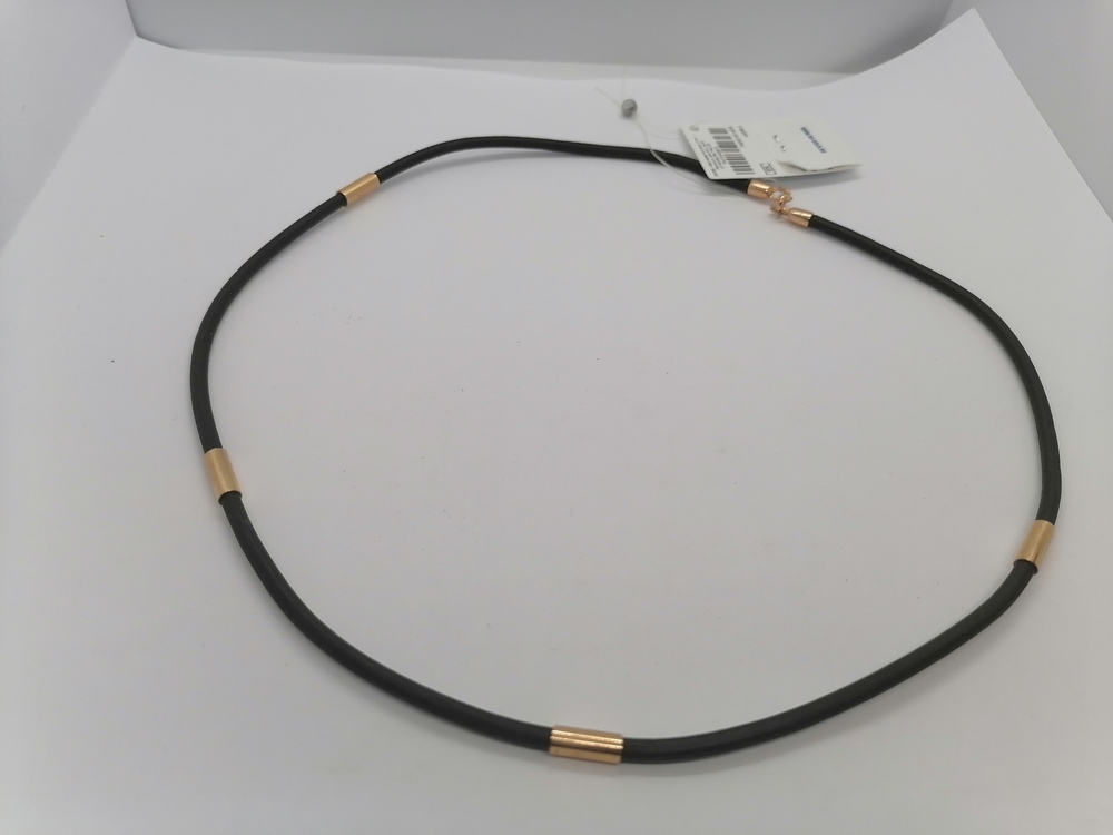 682КЖ-4 КОЛЬЕ КОЖА (Au 585)