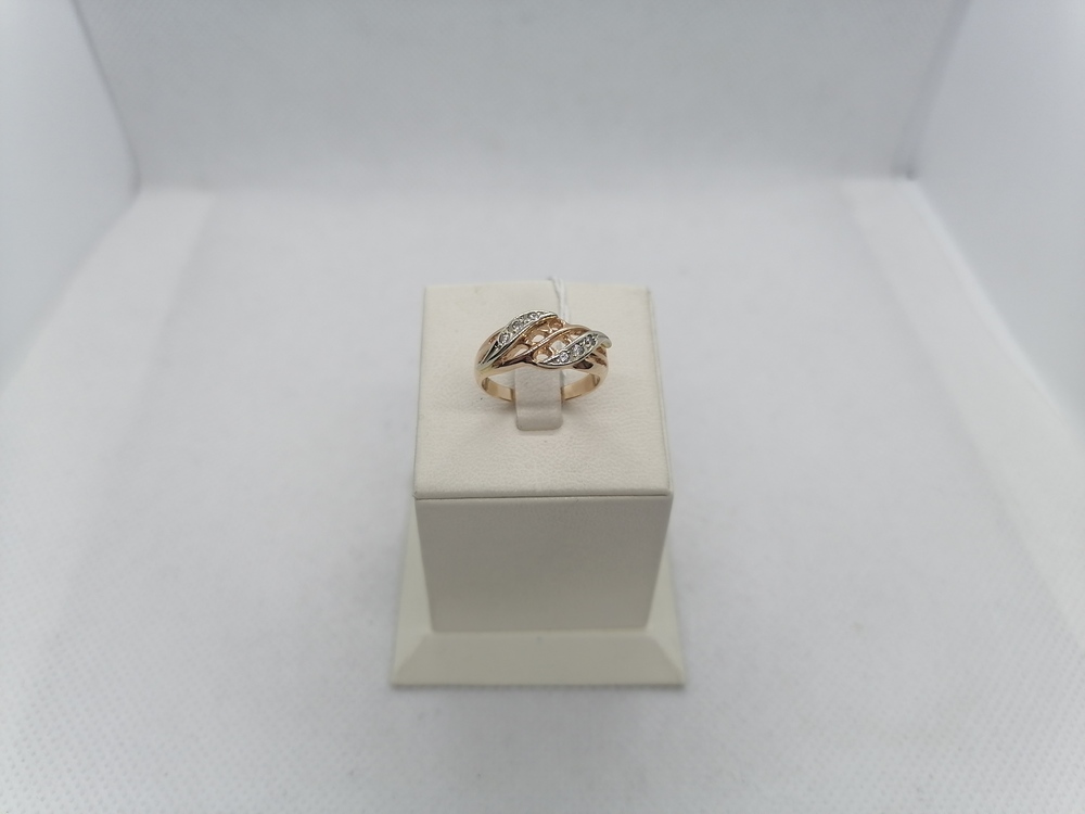 КОЛКМИ585 КОЛЬЦО С КАМНЯМИ (Au 585)