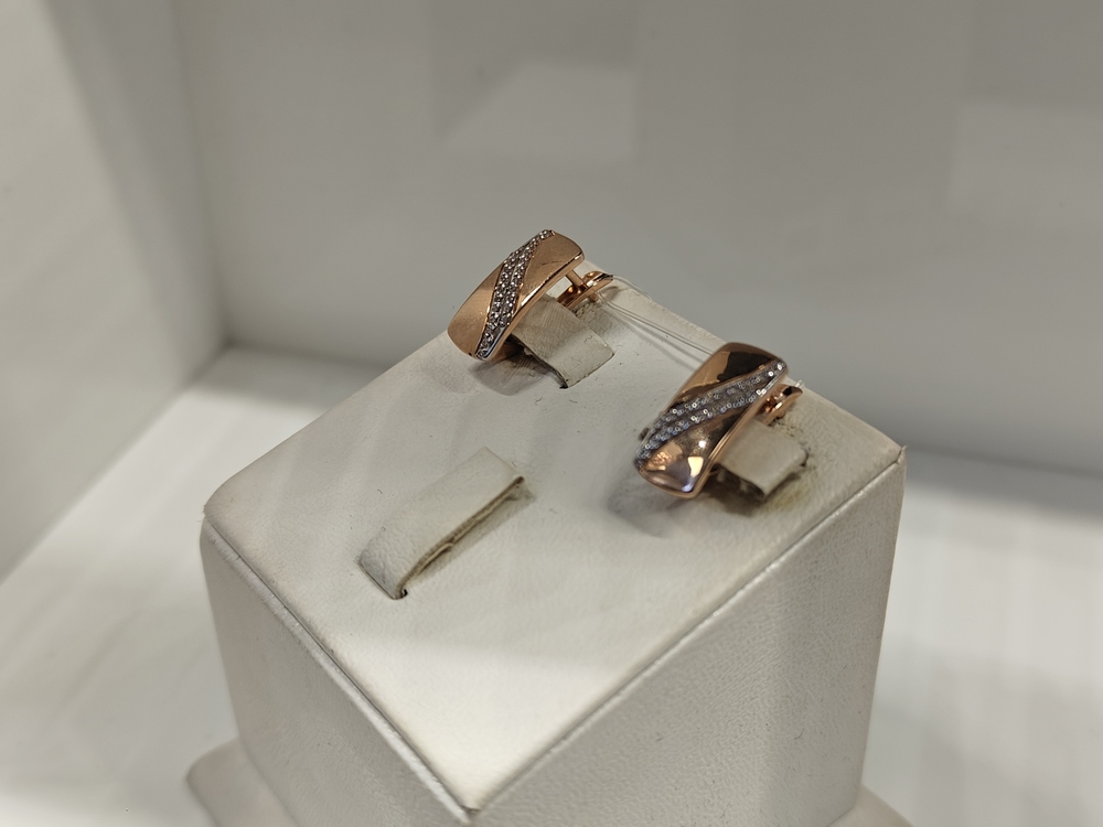 СЕРЬГИ С КАМНЯМИ (Au 585)