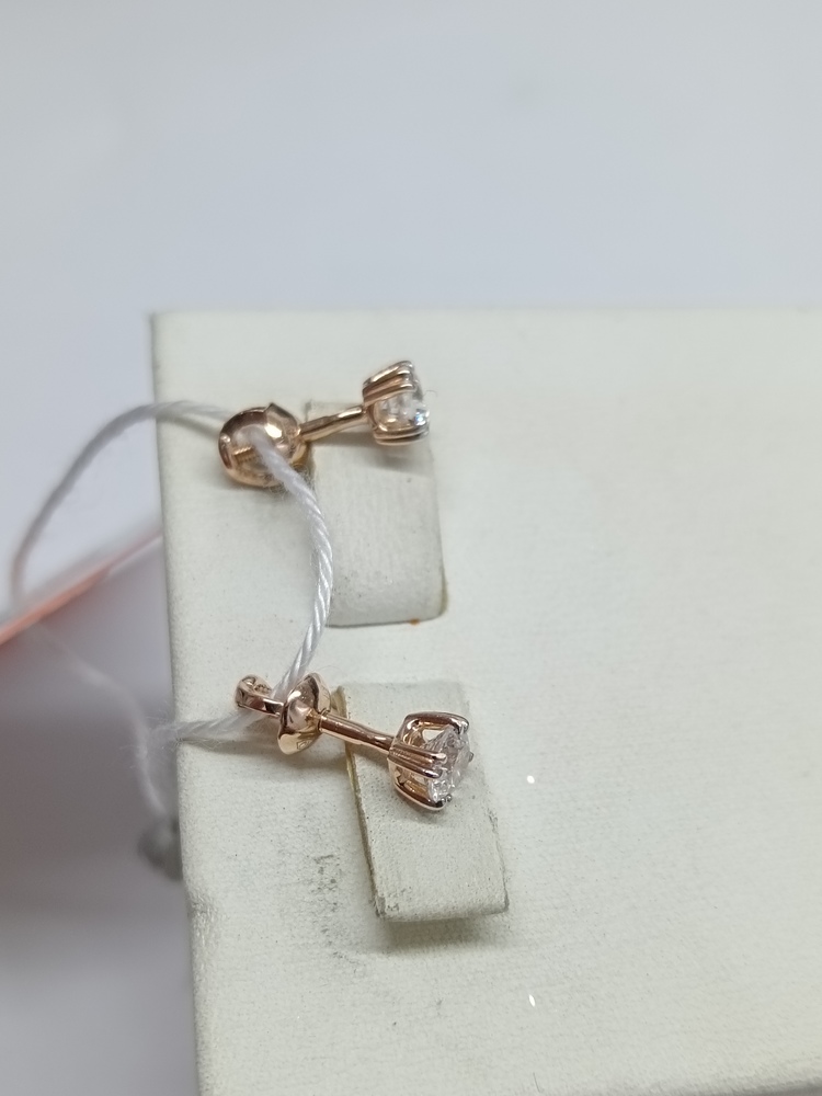 СПУС585 СЕРЬГИ ПУСЕТЫ (Au 585)