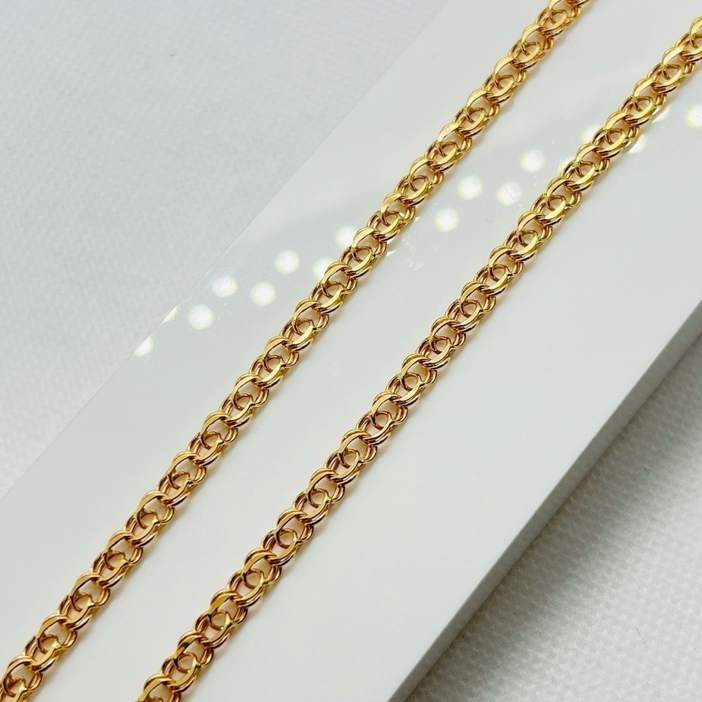 ЦЕПЬ ПУСТОТЕЛАЯ Бисмарк (Au 585)