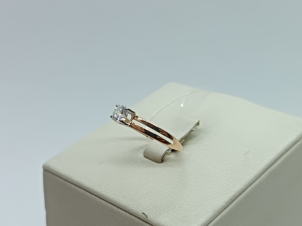 КОЛЬЦО С КАМНЕМ (Au 585)