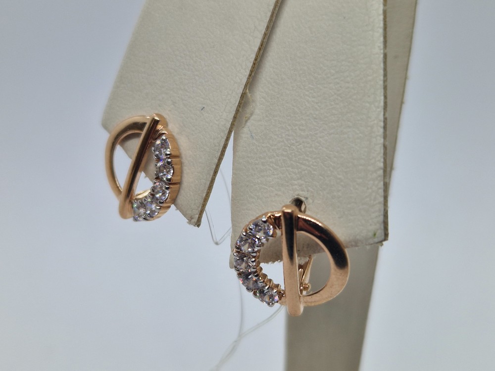 СЕРЬГИ С КАМНЯМИ (Au 585)