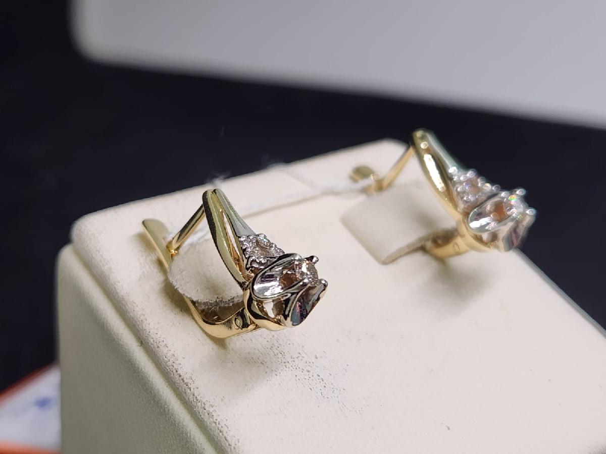 СЕРЬГИ БРИЛЛИАНТ (Au 585)