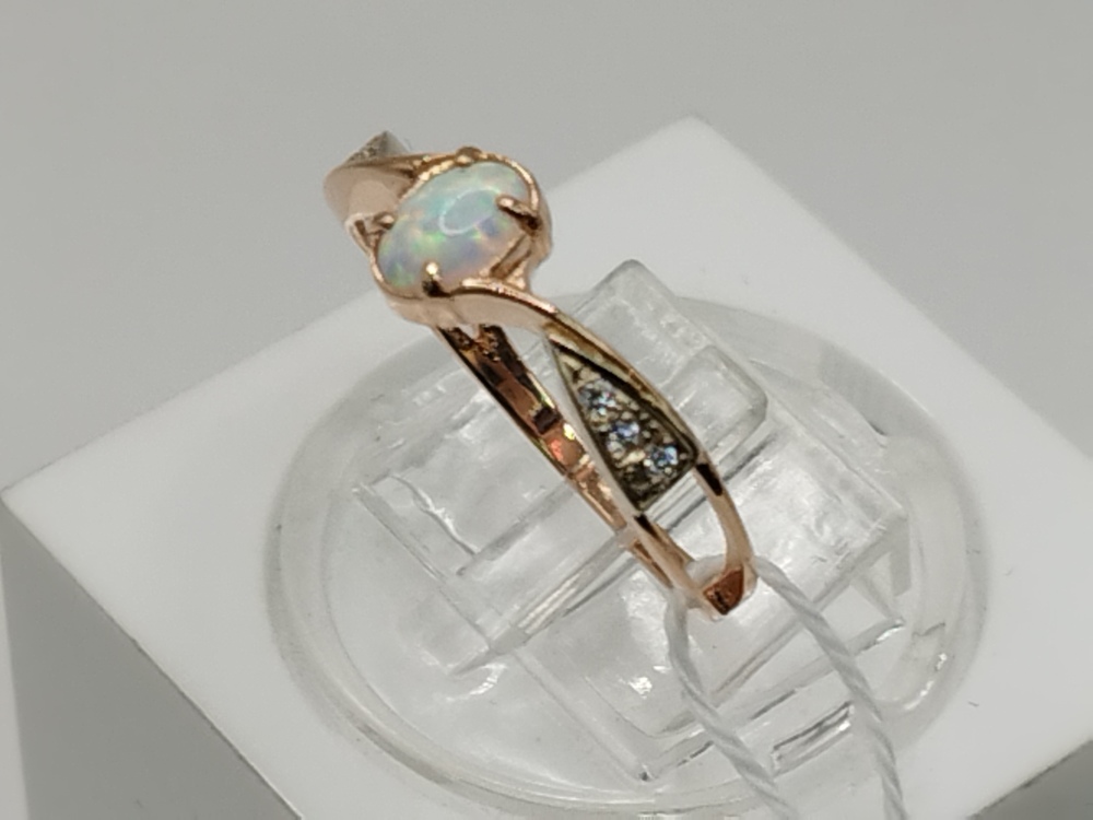 КОЛКМИ585 КОЛЬЦО С КАМНЯМИ (Au 585)