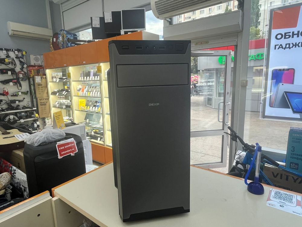 Системный блок DEXP; Ryzen 5 3600, GeForce GTX 1660 Super, 16 Гб, 500 Гб, Нет
