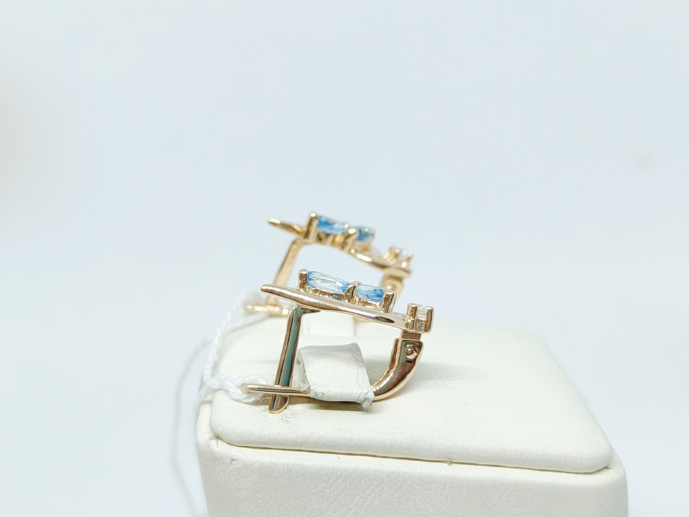 СЕРЬГИ С КАМНЯМИ (Au 585)