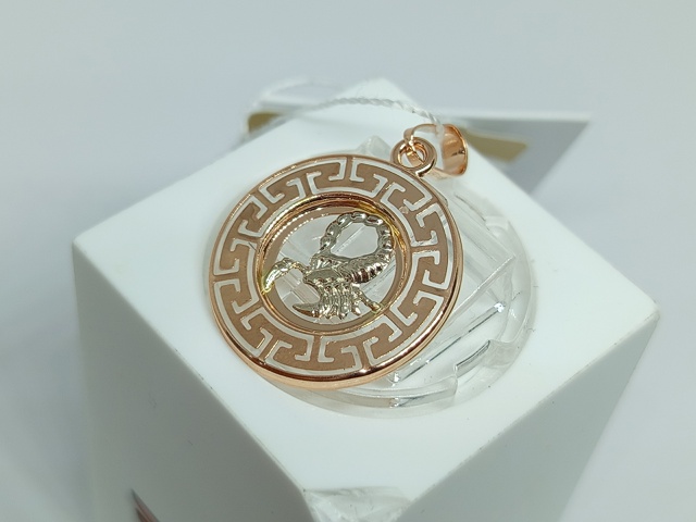 ПОДВЕСКА ЗНАК ЗОДИАКА СКОРПИОН (Au 585)