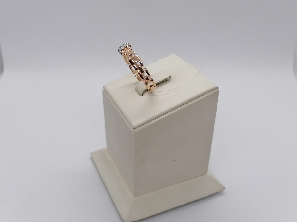 КОЛЬЦО С КАМНЯМИ (Au 585)