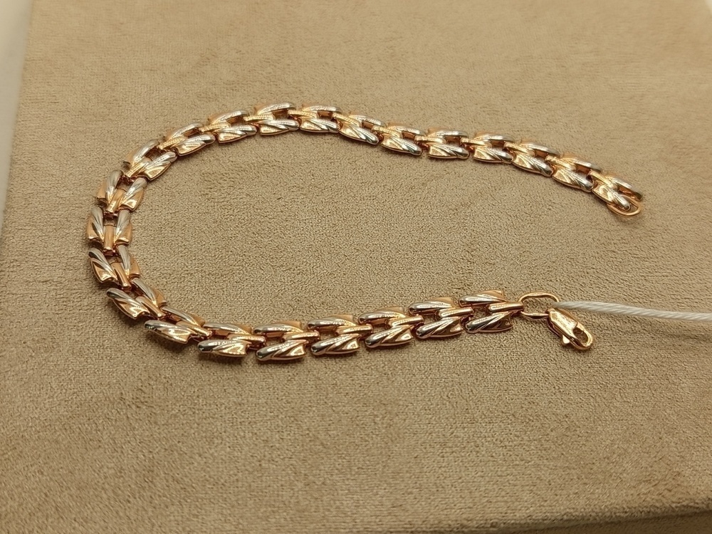 БРАСЛЕТ ПОЛНОВЕСНЫЙ Штамповка Au 585