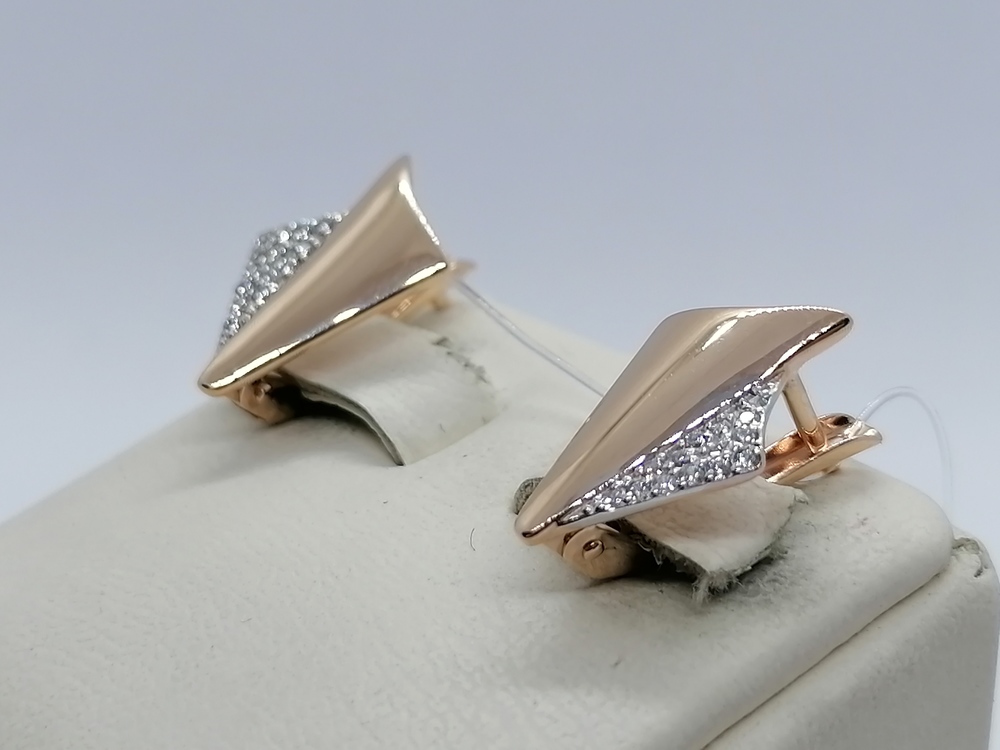 СЕРЬГИ С КАМНЯМИ (Au 585)