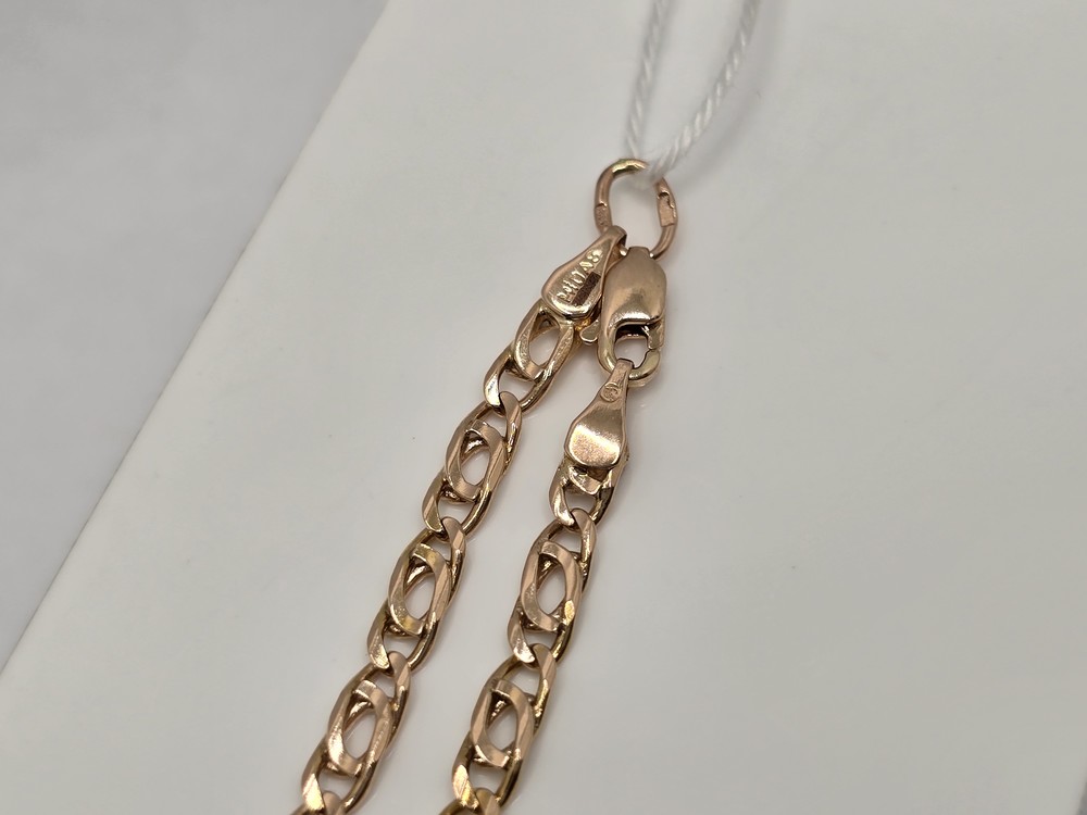 ЦЛПГ585 ЦЕПЬ ПОЛНОВЕСНАЯ Птичий глаз(глаз пантеры) (Au 585)