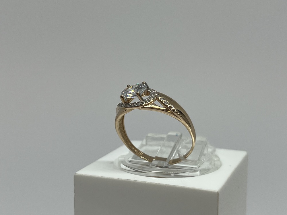 КОЛКМИ585 КОЛЬЦО С КАМНЯМИ (Au 585)