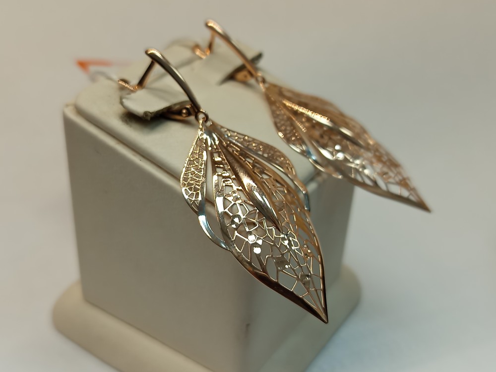 СЕРЬГИ БЕЗ КАМНЯ (Au 585)