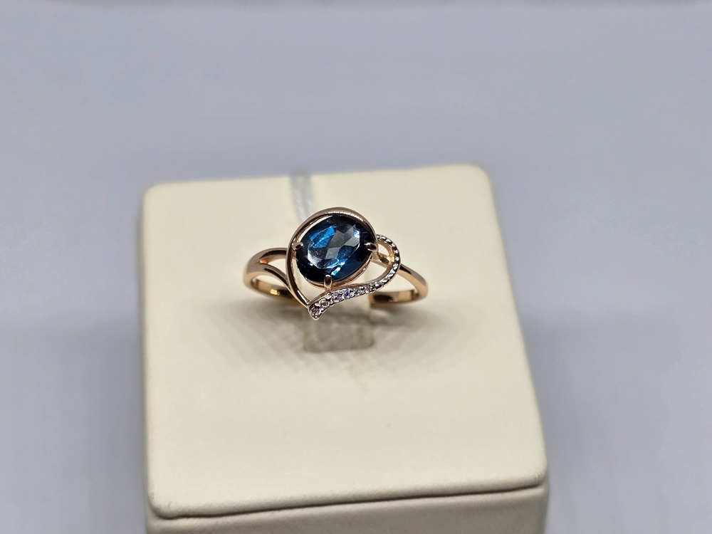 КОЛКМИ585 КОЛЬЦО С КАМНЯМИ (Au 585)