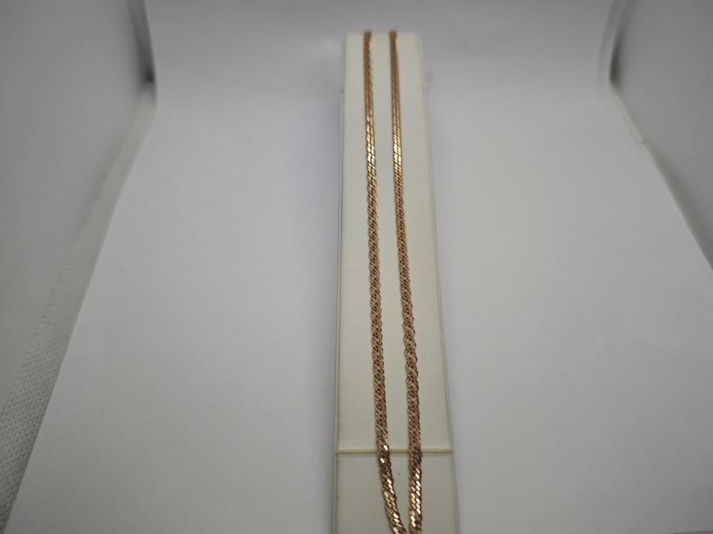 ЦЛР3585 ЦЕПЬ ПОЛНОВЕСНАЯ Ромб тройной (Au 585)